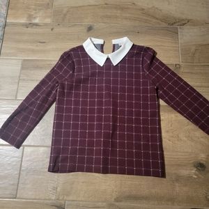 Loft med pettie collard blouse